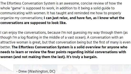 Effortless Conversation System Customer Review